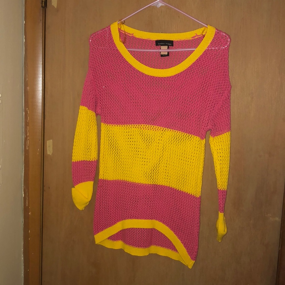 Spring pink and yellow